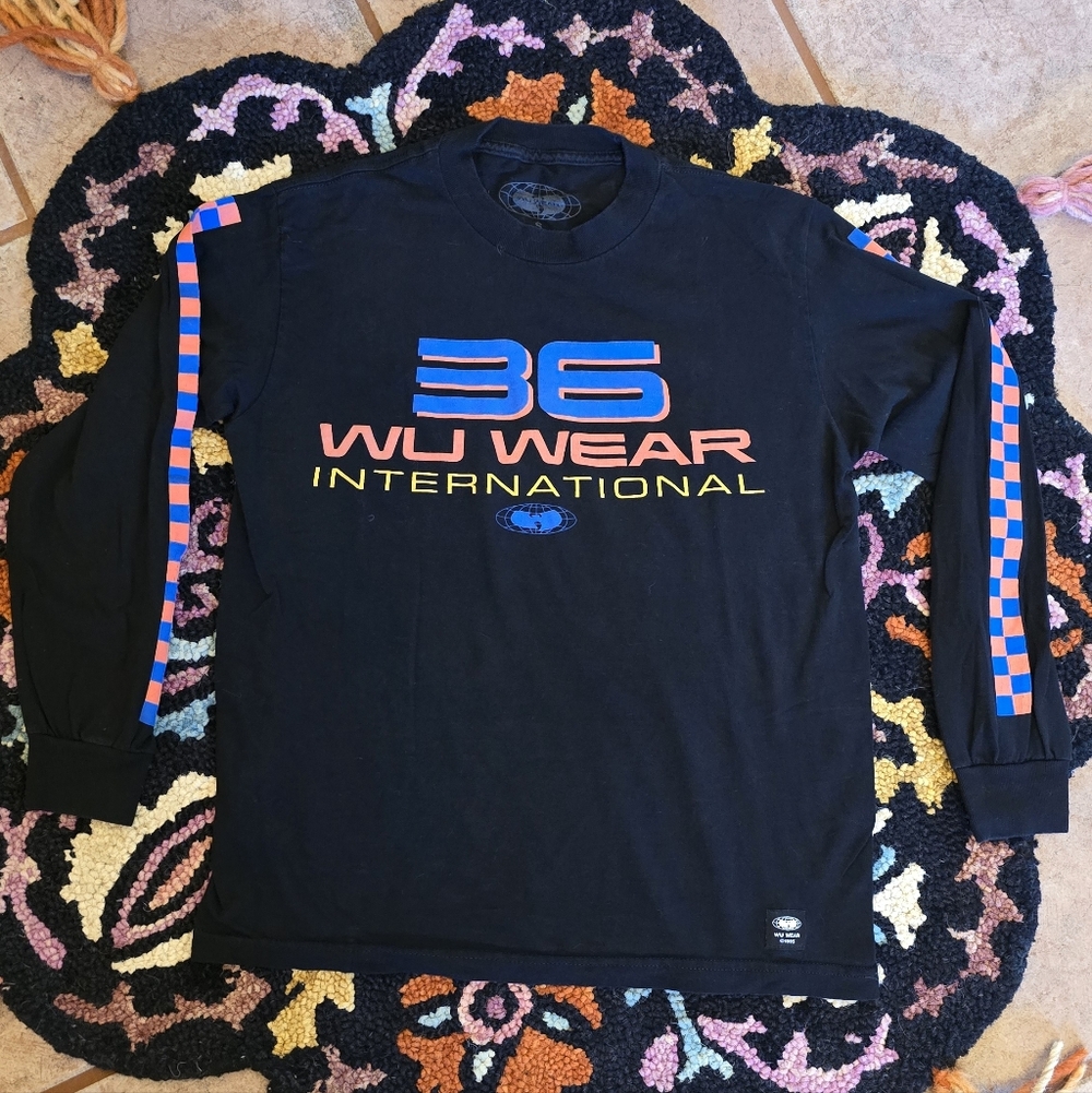 🔥🔥Black Wu Wear Long Sleeve Shirt🔥🔥 Size S